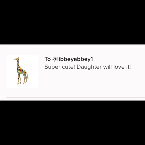 Giraffe multi colored pendant brooch pin NEW - Picture 5 of 5